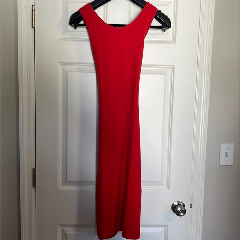 Theory criss cross backless dress - size small. Never been worn